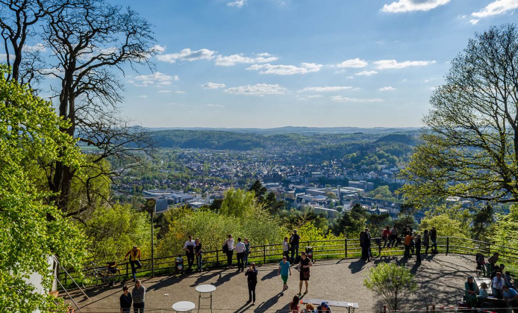 Ausblick vom Kaiser-Wilhelm-Turm - Spiegelslustturm genannt