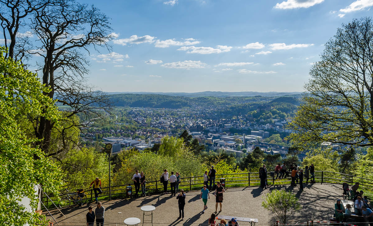 Ausblick vom Spiegelslustturm
