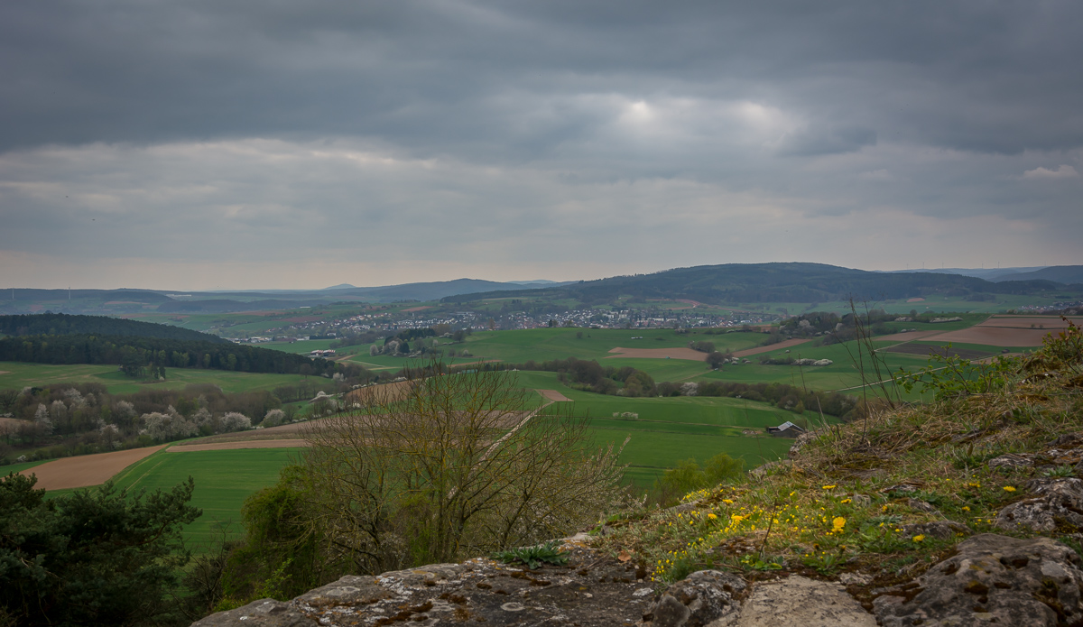 Ausblick von Burg Mellnau