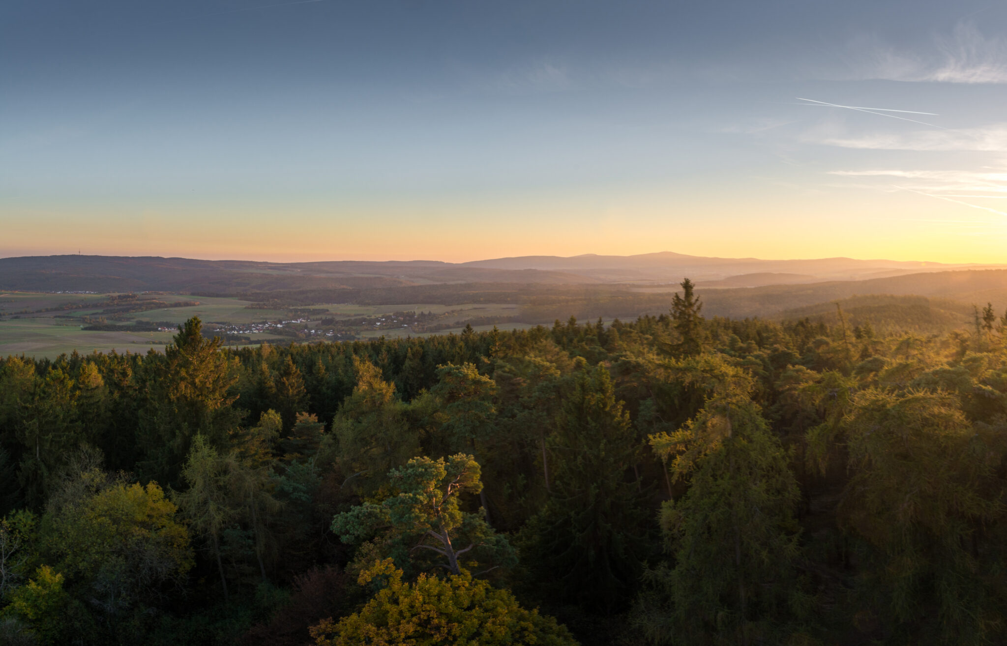 Fernblick vom Hausberg | #schoeneshessen